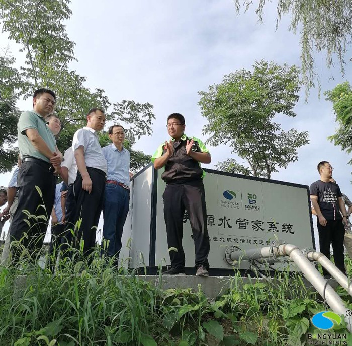 扬州市环保局、高邮市主管部门领导的检查我司高邮北澄子河断面溶解氧达标项目